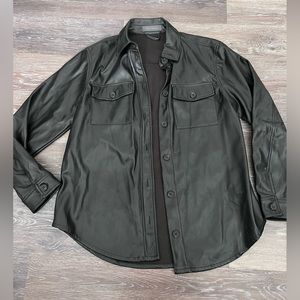Suzie Shier Leather shirt